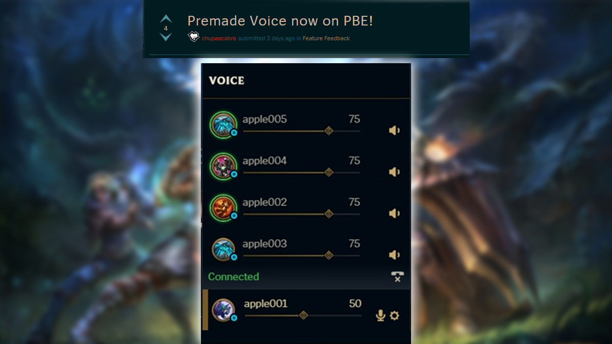 In Game Voice Chat For Lol Is Finally Here On The Pbe Tilt Report